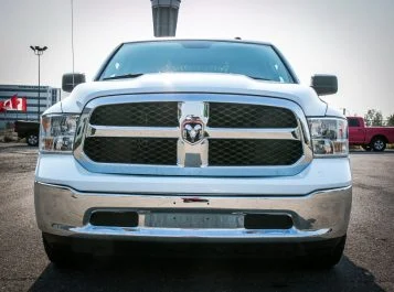 image of 16 passenger Dodge Ram stretched limousine exterior passenger side