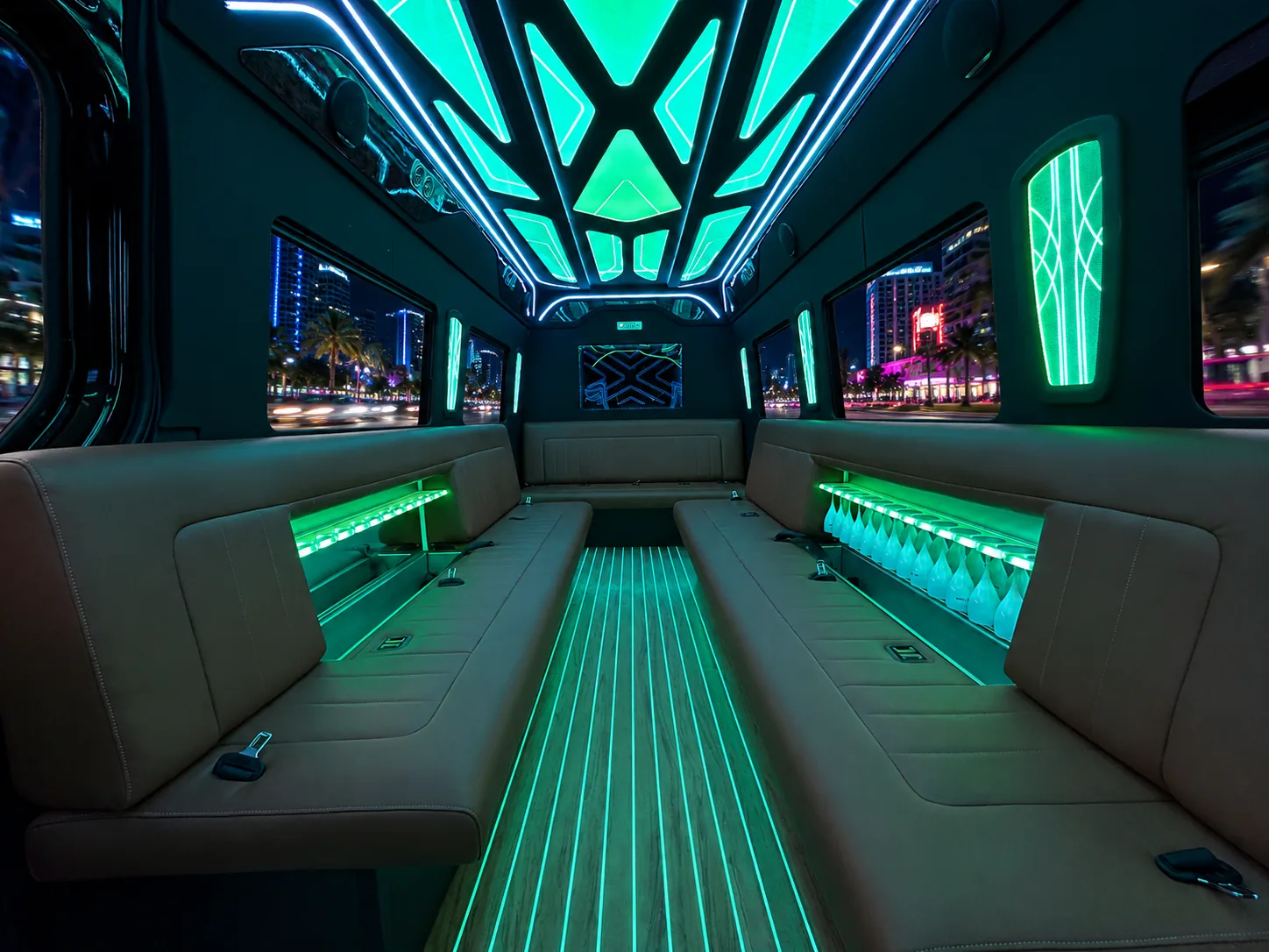 20 passenger party bus